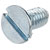 R-TECH 337059 Slotted Countersunk Machine Screws BZP M3 6mm - Pack Of 100
