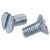 R-TECH 337059 Slotted Countersunk Machine Screws BZP M3 6mm - Pack Of 100
