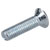 R-TECH 337061 Slotted Countersunk Machine Screws BZP M3 12mm - Pack Of 100