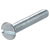 R-TECH 337063 Slotted Countersunk Machine Screws BZP M3 20mm - Pack Of 100