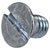 R-TECH 337064 Slotted Countersunk Machine Screws BZP M4 6mm - Pack Of 100