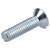 R-TECH 337065 Slotted Countersunk Machine Screws BZP M4 16mm - Pack Of 100