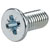 R-TECH 337080 Pozi Countersunk Machine Screws BZP M5 12mm - Pack Of 100