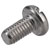 R-TECH 337084 Slotted Pan Head A2 Stainless Steel Screws M3 6mm - Pack Of 100