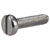 R-TECH 337085 Slotted Pan Head A2 Stainless Steel Screws M3 12mm - Pack Of 100