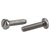 R-TECH 337085 Slotted Pan Head A2 Stainless Steel Screws M3 12mm - Pack Of 100