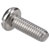 R-TECH 337086 Slotted Pan Head A2 Stainless Steel Screws M4 12mm - Pack Of 100