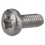 R-TECH 337087 Pozi Pan Head A2 Stainless Steel Screws M2.5 6mm - Pack Of 100