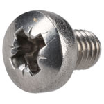 R-TECH 337092 Pozi Pan Head A2 Stainless Steel Screws M4 6mm - Pack Of 100