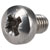 R-TECH 337092 Pozi Pan Head A2 Stainless Steel Screws M4 6mm - Pack Of 100