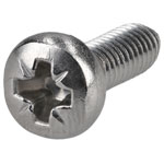 R-TECH 337093 Pozi Pan Head A2 Stainless Steel Screws M4 12mm - Pack Of 100