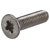 R-TECH 337095 Pozi Countersunk A2 Stainless Steel Screws M3 12mm - Pack Of 100