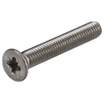 R-TECH 337096 Pozi Countersunk A2 Stainless Steel Screws M3 20mm - Pack Of 100