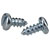 R-TECH 337097 Slotted Pan Head Self-Tapping Screws No.4 1/4in 6.5mm - Pk100