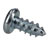 R-TECH 337097 Slotted Pan Head Self-Tapping Screws No.4 1/4in 6.5mm - Pk100