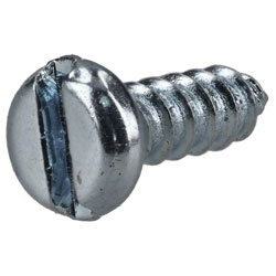 R-TECH 337098 Slotted Pan Head Self-Tapping Screws No.4 3/8in 9.5mm - Pk100