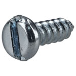 R-TECH 337098 Slotted Pan Head Self-Tapping Screws No.4 3/8in 9.5mm - Pk100