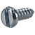 R-TECH 337098 Slotted Pan Head Self-Tapping Screws No.4 3/8in 9.5mm - Pk100