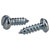 R-TECH 337098 Slotted Pan Head Self-Tapping Screws No.4 3/8in 9.5mm - Pk100