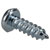 R-TECH 337098 Slotted Pan Head Self-Tapping Screws No.4 3/8in 9.5mm - Pk100