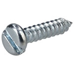 R-TECH 337099 Slotted Pan Head Self-Tapping Screws No.4 1/2in 13.0mm - Pk100