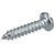 R-TECH 337099 Slotted Pan Head Self-Tapping Screws No.4 1/2in 13.0mm - Pk100