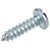 R-TECH 337101 Slotted Pan Head Self-Tapping Screws No.6 1/2in 13.0mm - Pk100