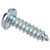 R-TECH 337101 Slotted Pan Head Self-Tapping Screws No.6 1/2in 13.0mm - Pk100