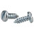 R-TECH 337103 Slotted Pan Head Self-Tapping Screws No.10 1/2in 13.0mm - Pk100