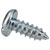 R-TECH 337103 Slotted Pan Head Self-Tapping Screws No.10 1/2in 13.0mm - Pk100