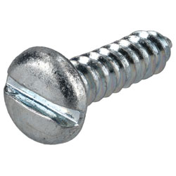 R-TECH 337104 Slotted Pan Head Self-Tapping Screws No.10 3/4in 19.0mm - Pk100