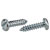 R-TECH 337104 Slotted Pan Head Self-Tapping Screws No.10 3/4in 19.0mm - Pk100