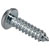 R-TECH 337104 Slotted Pan Head Self-Tapping Screws No.10 3/4in 19.0mm - Pk100