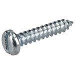 R-TECH 337105 Slotted Pan Head Self-Tapping Screws No.6 3/4in 19.0mm - Pk100