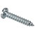 R-TECH 337105 Slotted Pan Head Self-Tapping Screws No.6 3/4in 19.0mm - Pk100