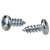 R-TECH 337106 Pozi Pan Head Self-Tapping Screws No.4 1/4in 6.5mm - Pk100