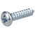 R-TECH 337108 Pozi Pan Head Self-Tapping Screws No.4 1/2in 13.0mm - Pk100