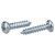 R-TECH 337108 Pozi Pan Head Self-Tapping Screws No.4 1/2in 13.0mm - Pk100