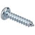 R-TECH 337108 Pozi Pan Head Self-Tapping Screws No.4 1/2in 13.0mm - Pk100