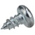 R-TECH 337109 Pozi Pan Head Self-Tapping Screws No.6 1/4in 6.5mm - Pk100