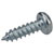 R-TECH 337110 Pozi Pan Head Self-Tapping Screws No.6 1/2in 13.0mm - Pk100