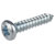 R-TECH 337111 Pozi Pan Head Self-Tapping Screws No.6 3/4in 19.0mm - Pk100