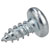 R-TECH 337112 Pozi Pan Head Self-Tapping Screws No.8 3/8in 9.5mm - Pk100