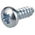 R-TECH 337113 Pozi Pan Head Self-Tapping Screws No.8 1/2in 13.0mm - Pk100