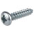 R-TECH 337114 Pozi Pan Head Self-Tapping Screws No.8 3/4in 19.0mm - Pk100