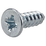 R-TECH 337116 Pozi Countersunk Self-Tapping Screws No.4 3/8in 9.5mm - Pk100