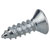 R-TECH 337116 Pozi Countersunk Self-Tapping Screws No.4 3/8in 9.5mm - Pk100