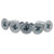 R-TECH 337116 Pozi Countersunk Self-Tapping Screws No.4 3/8in 9.5mm - Pk100