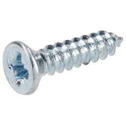 R-TECH 337117 Pozi Countersunk Self-Tapping Screws No.4 1/2in 13.0mm - Pk100