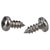 R-TECH 337122 Pozi Pan Head Self-Tapping A2 S/St Screws No.4 1/4in 6.5mm - Pk100